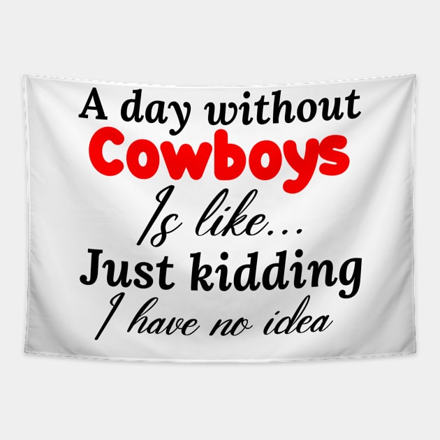 cowboys Tapestry by Design stars 5