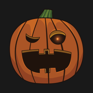 Orange Pumpkin Halloween T-Shirt