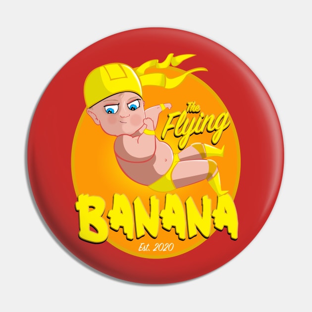 2021 The Flying Banana Pin by SundayLazyboyballers