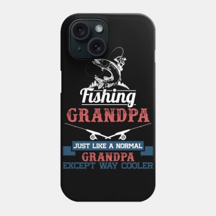 Fishing grandpa Phone Case