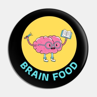 Brain Food | Brain Pun Pin