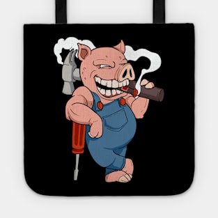 Mechanic Pig - Funny Mechanical Chef Tote