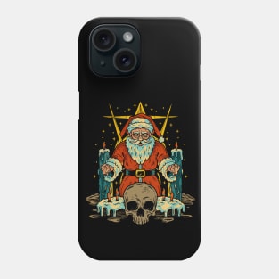 Chains and Bells: Krampus is often portrayed carrying chains, symbolizing the binding of the devil, and bells to create a sinister sound Phone Case