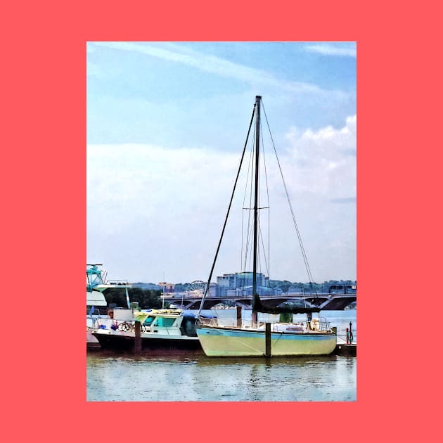 Alexandria VA - Boats on the Potomac Near Founders Park by SusanSavad