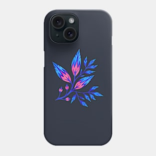 Frondescence - Blue / Pink Phone Case