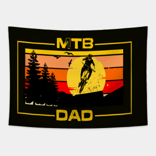 MTB Papa / Biking Dad Vintage Tapestry