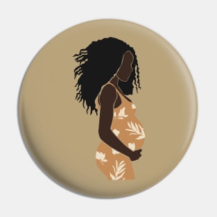 Abstract pregnant vector Women artistic Illustration Pin