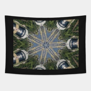 Pittsburgh City of Bridges Kaleidoscope Tapestry