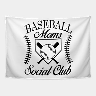 Baseball Mom Social Club Mother's Day Tapestry