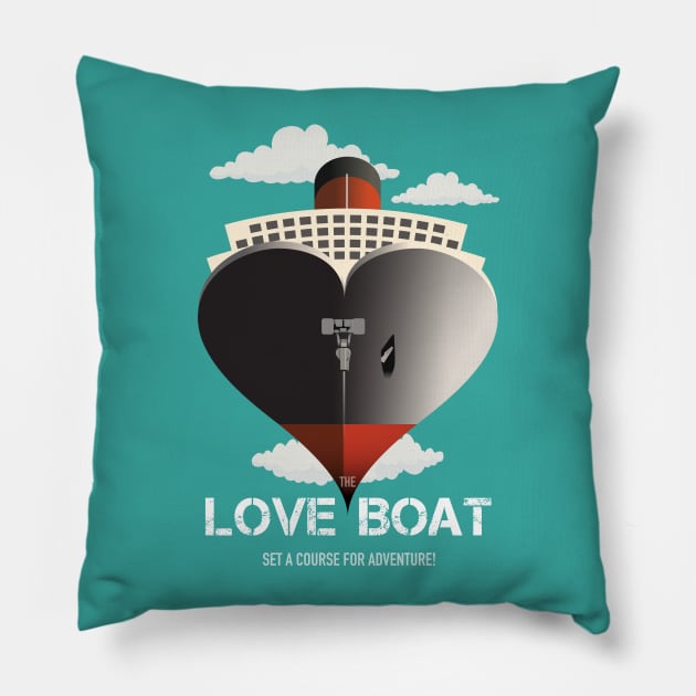 The Love Boat - TV Series poster Pillow by MoviePosterBoy