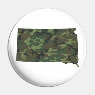 South Dakota Camo Pin