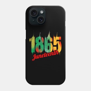 Freedom Day Logo 1865 Logo Juneteenth Phone Case