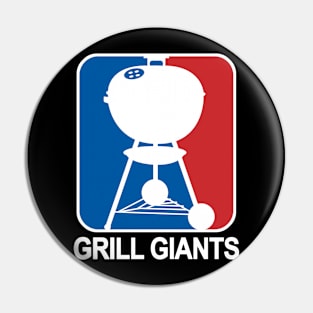 80's GrillGiant White text Pin