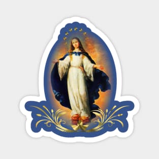 Immaculate Conception Assumption Virgin Mary Nicaragua Patron Saint Magnet