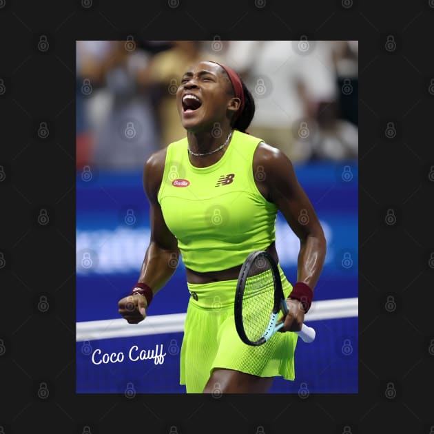 Coco Gauff Coco Cori Tennis Player by Danemilin