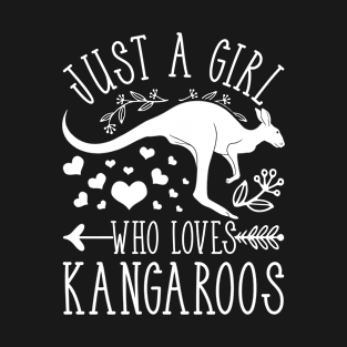 Australia Love Girly Kangaroo T-Shirt