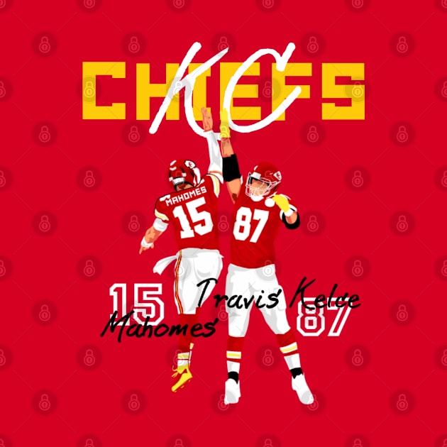 Travis Kelce x Patrick mahomes by Mic jr