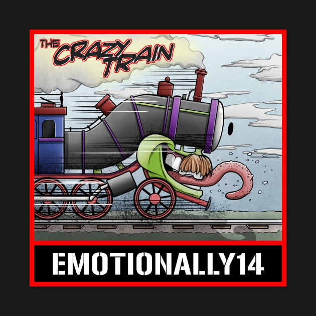 The Crazy Train Logo T-Shirt by Emotionally14