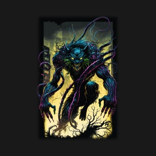 Displacer Beast D&D Monster Graffiti T-Shirt