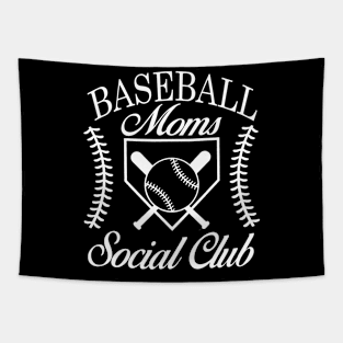 Baseball Mom Social Club Mother's Day Tapestry