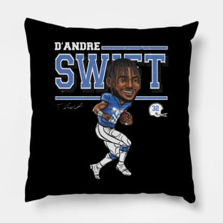 D'Andre Swift Detroit Cartoon Pillow