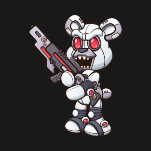 Robot Teddy Bear T-Shirt