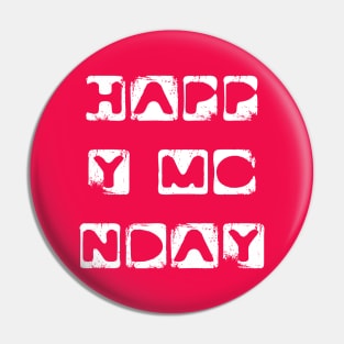 Monday Motivation days of the week typography Pin