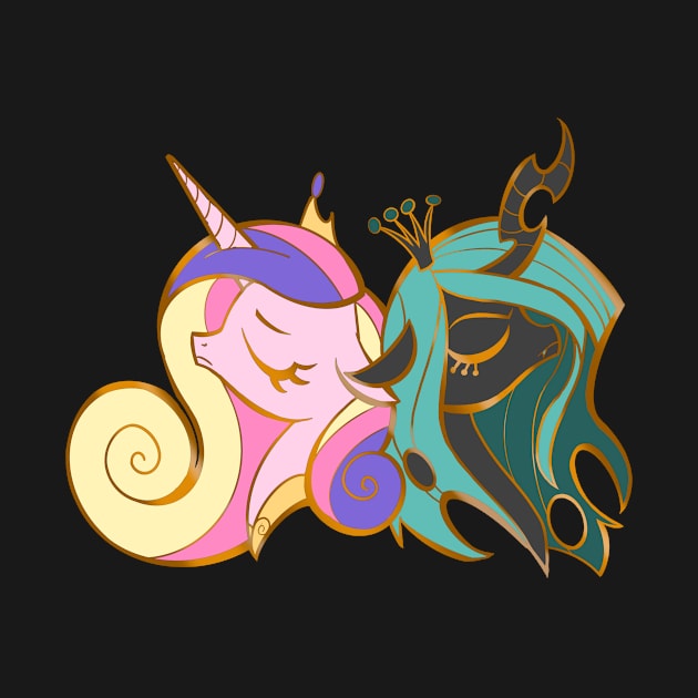 Cadance and Chrysalis by SophieScruggs