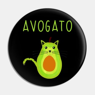 Cinco De Meow Avogato Cat Avocado Pin