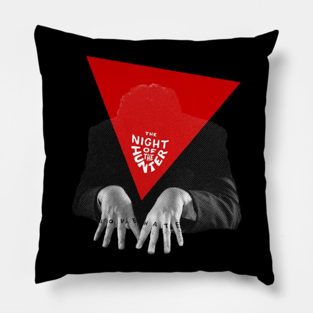 The Night Of The Hunter Pillow by thenightrepublic