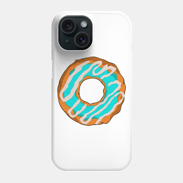 Donut blue Doughnuts Candy Bakery Best Gift Idea Phone Case by MGO Design