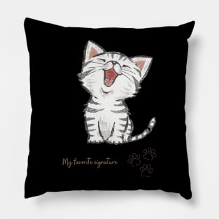 cat design Pillow