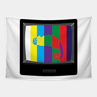 Chameleon TV Error Tapestry