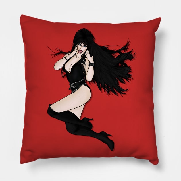 Vintage Dark Mistress Pillow by fantasmicthreads