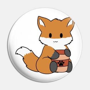 Fox Coffee Pin