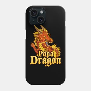 Awesome Papa Dragon Fearsome Dragon Fantasy Dad Phone Case