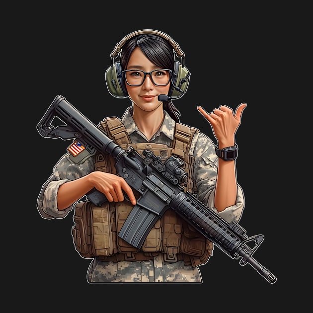 Tactical Girl by Rawlifegraphic