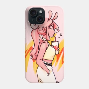 Peach Slime Phone Case