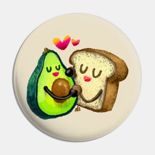 Avocado Toast Love Pin