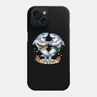 Shark Jiu-Jitsu Wrestlers Phone Case