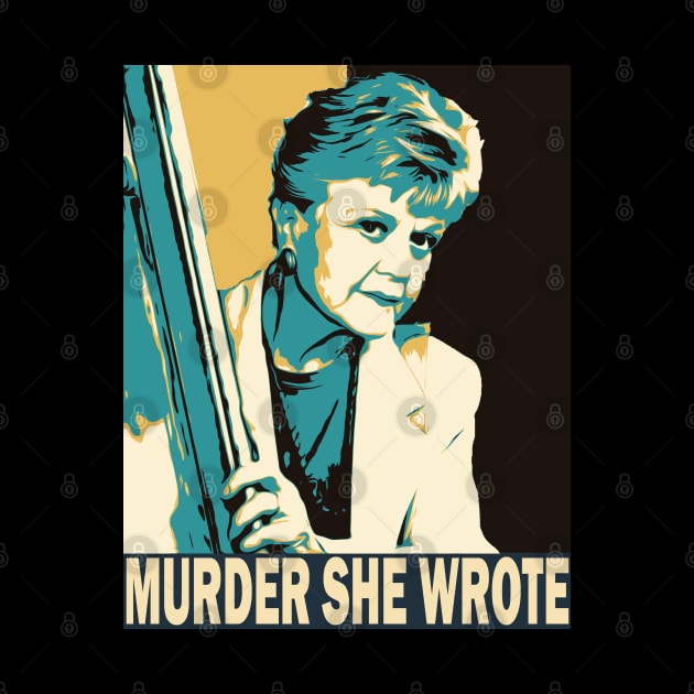 Murder She Wrote Poster Limit Color by erd's