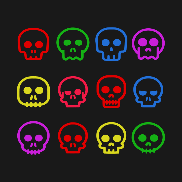 Skulls Vintage by cypryanus