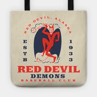 Red Devil Demons Tote