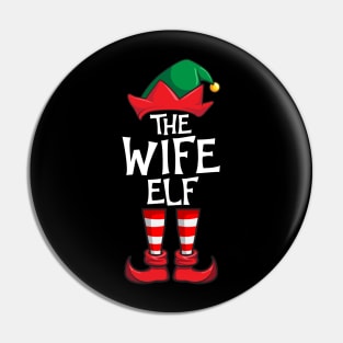 Wife Elf Matching Family Christmas Pin