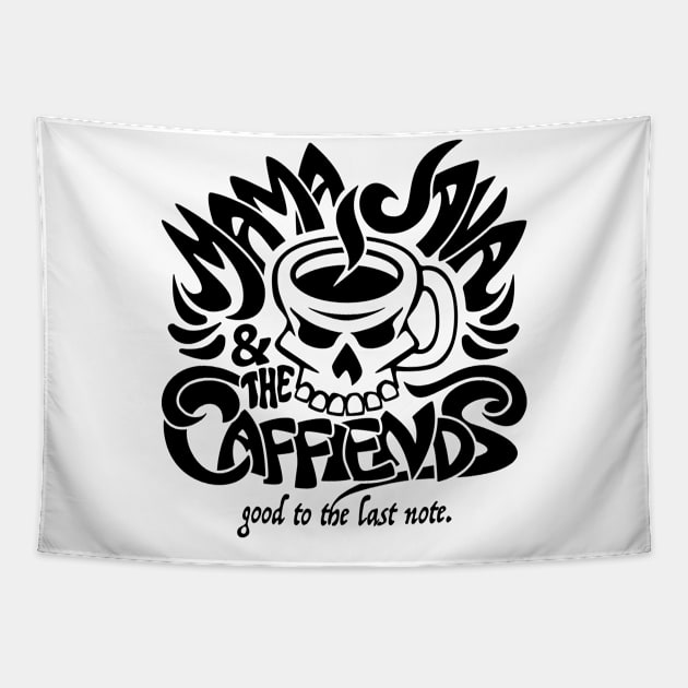 Mama Java & The Caffiends Tapestry by hobrath