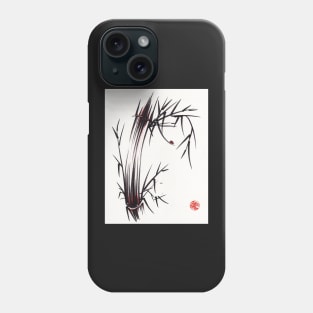 Adventurous Spirit - Sumi Sumie Ink Brush Painting Phone Case