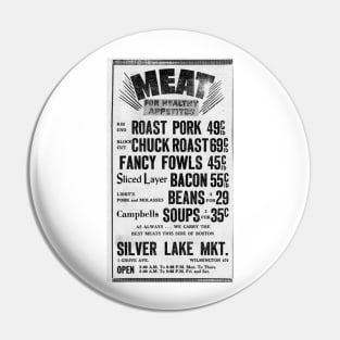 Meat Market Wall Art Pin