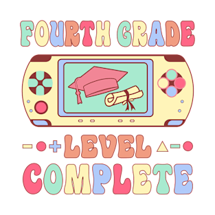 Fourth Grade Level Complete Graduation Student Video Games T-Shirt