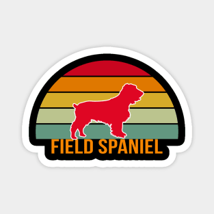 Field Spaniel Vintage Silhouette Magnet