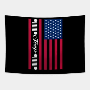 American Jeep Tapestry